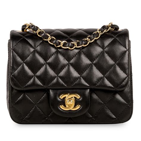 chanel classic mini flap bag images|Mini classic handbag, Lambskin, black — Fashion .